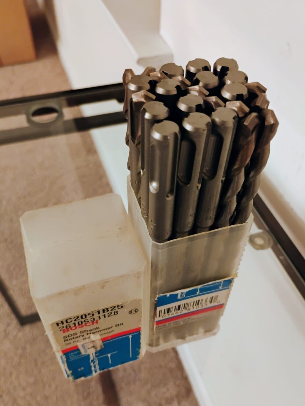 Bosch 25 Pcs SDS Rotary Hammer Bits